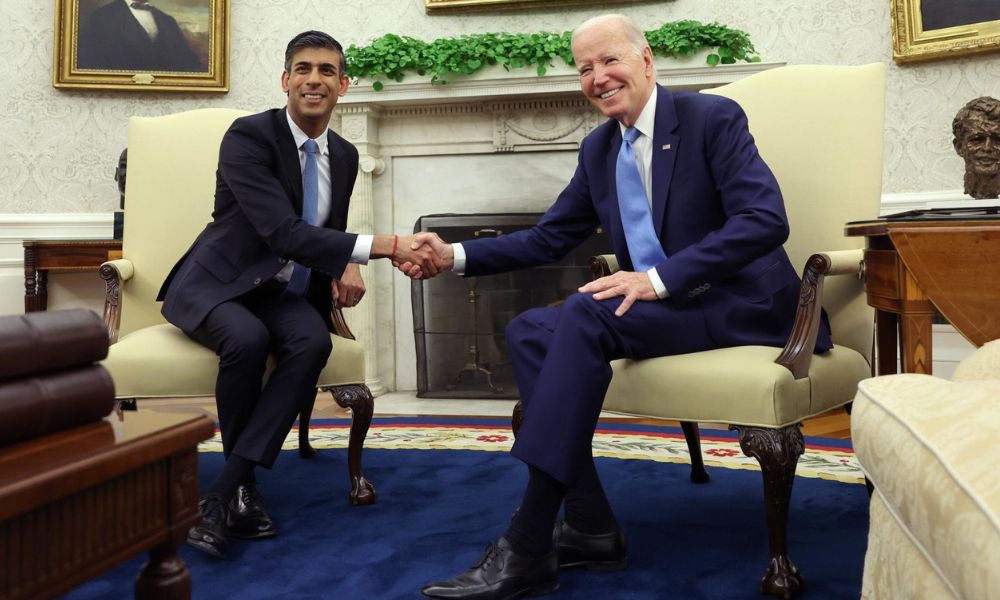 Rishi Sunak weighs following Joe Biden on curbing tech investment in China